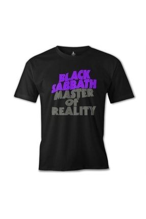 Erkek Siyah Black Sabbath - Master Of Reality Baskılı T-shirt os-144