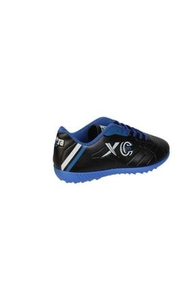 Yazkış Erkek Garson Siyah Mavi Bağcıklı Saha Spor Ayakkabı YKA739