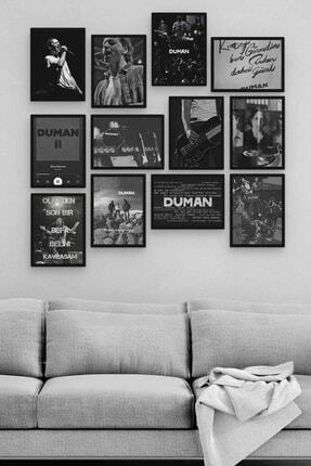 Genel Markalar Duman 12 Parça Ahşap Mdf Tablo Zlltb421