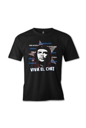 Che Guevara - Viva Siyah Erkek Tshirt es-101