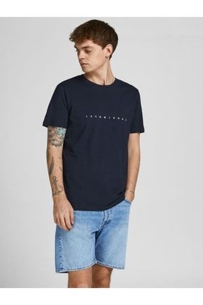 Jack&jones Jjfont Erkek Kısa Kollu Tişört 12202040