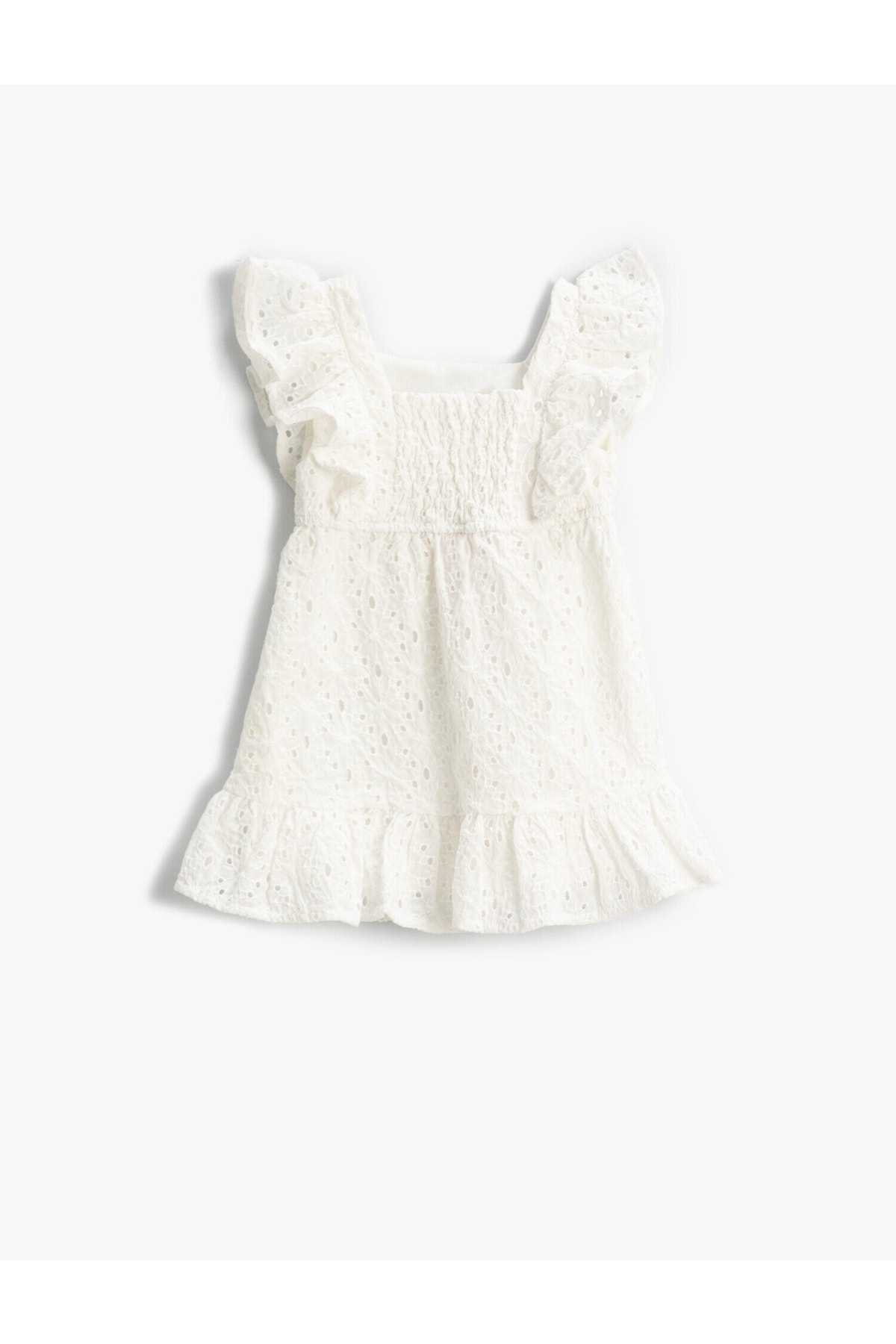 Koton Kleid Weiß Basic Fast ausverkauft FN6997