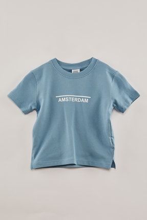 Erkek Çocuk Yazılı T-shirt 3212204R-7204