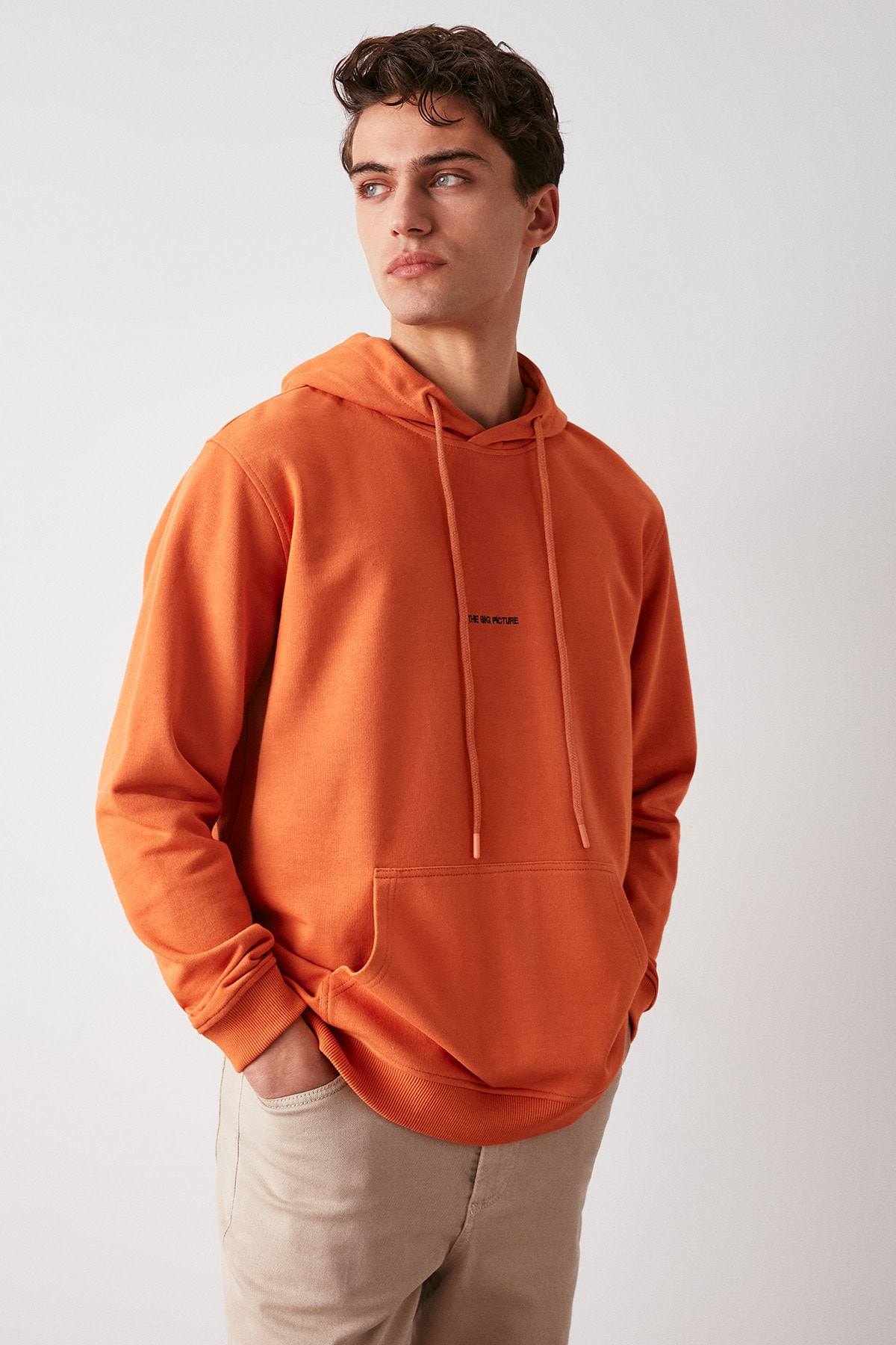 GRIMELANGE Sweatshirt Orange Relaxed Fit Fast ausverkauft