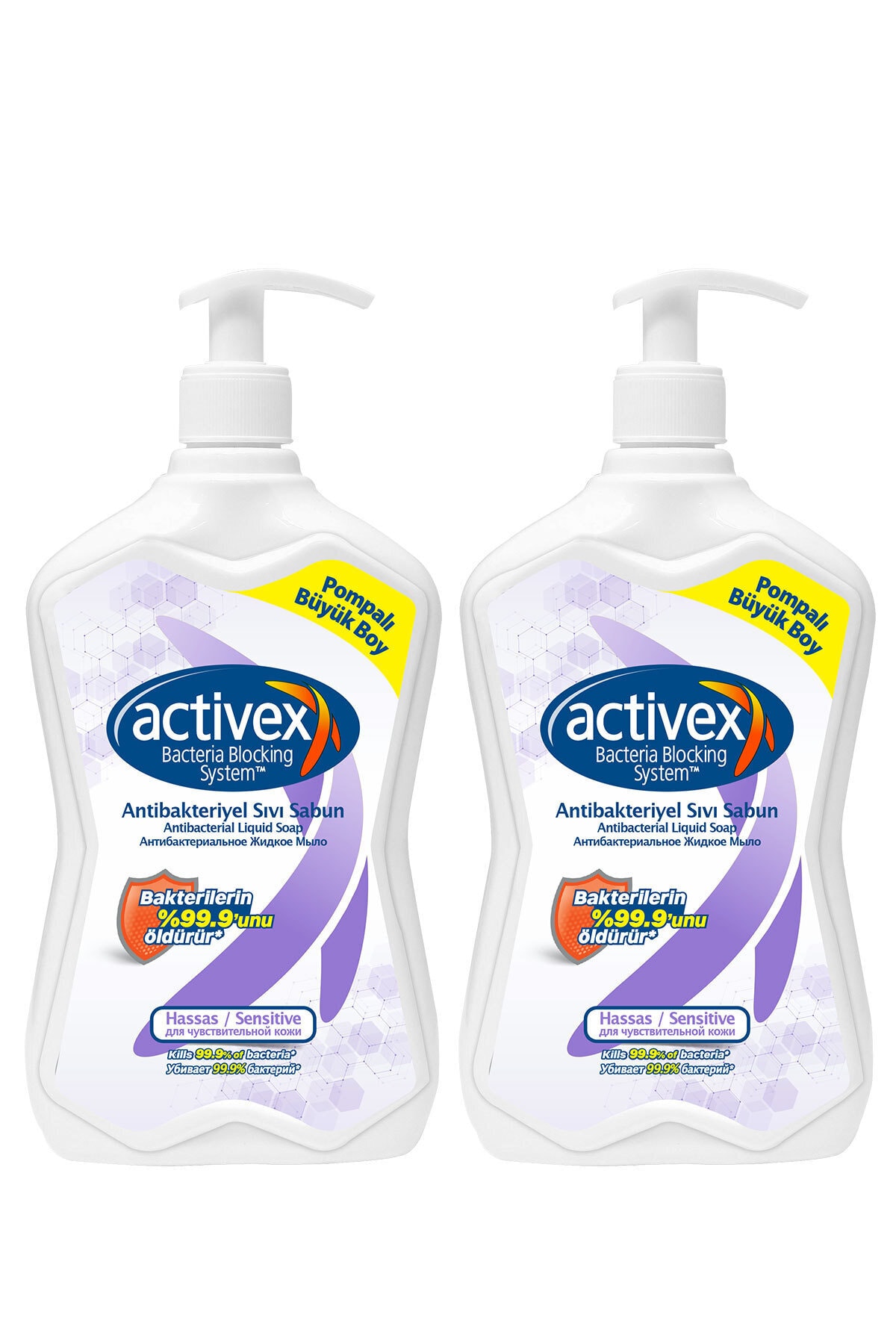 Activex Antibakteriyel Sıvı Sabun Hassas 2x700ml