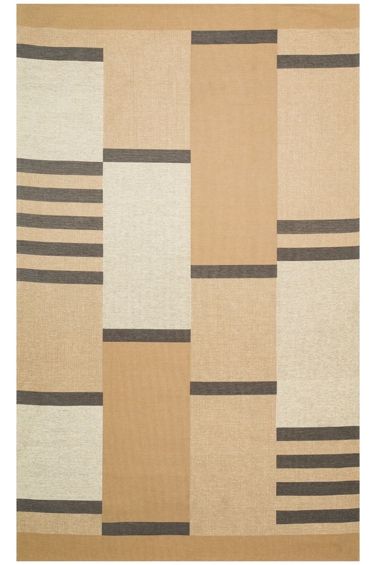 Eko Halı Brooklyn Brk 14 Natural Grey Kaymaz Dokuma Kilim
