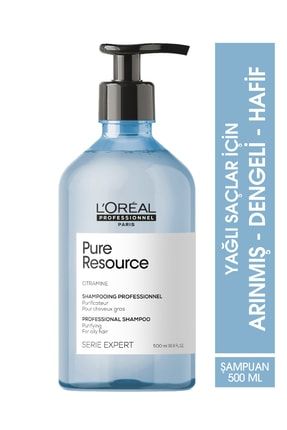 Serie Expert Pure Resource Yağlı Saçlar Için Arındırıcı Şampuan 500 Ml 3474636975839