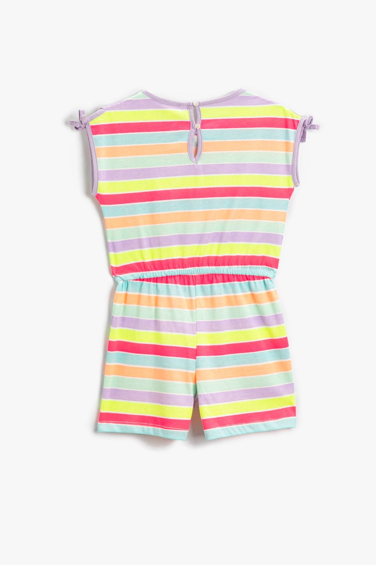 Girls discount striped jumpsuit