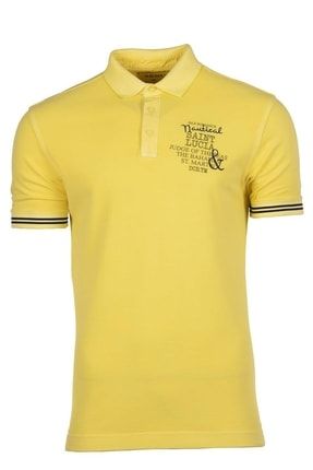 Erkek Sarı Polo Yaka Tişört Y9TYO7340