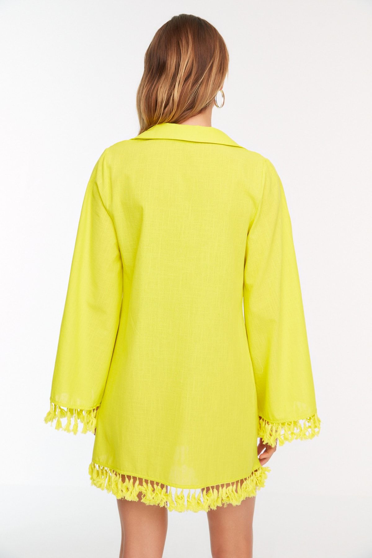 Trendyol Collection Kimono &amp; Kaftan Grün Regular Fit HE8133