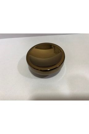 Hiro Metal Düğme Kulp Koyu Bronz Renk Tek Delik Dolap Kapak Modern Çekmece Tv Ünite Mobilya Kulbu TYC00435649706