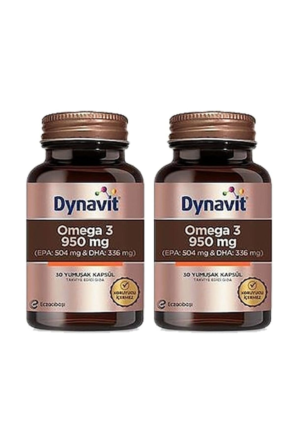 Dynavit Omega 3 950 mg Yumuşak Kapsül 30 lu x 2 Adet