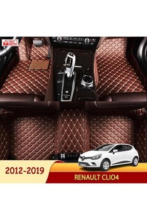 Renault Clio4 2012-2019 Uyumlu 5d Havuzlu Suni Deri OTO PASPAS (Koyu kahve Renk) MO5DHP-KKA-REN-CLİO4-12-19