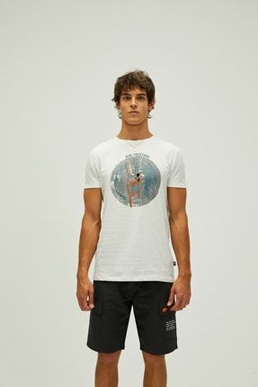Erkek Two Gether T-shirt - Kar Beyazı P7032S8766
