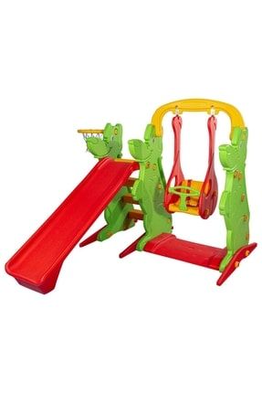 Çocuk Oyun Parkı - Kaydırak Ve Salıncak - Figürlü Park Set FR-LLS02