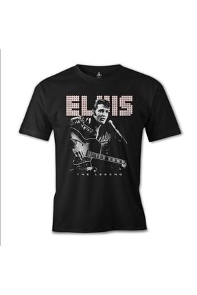 Elvis Presley - The Legend Siyah Erkek Tshirt es-1200