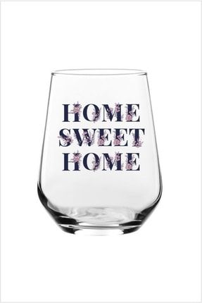 Home Sweet Home Yazılı Su Bardağı 1 Adet homesweet01