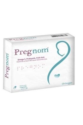 Pregnom Omega 3 Probiyotik Folik Asit 30 Kapsül PREGNOMGG