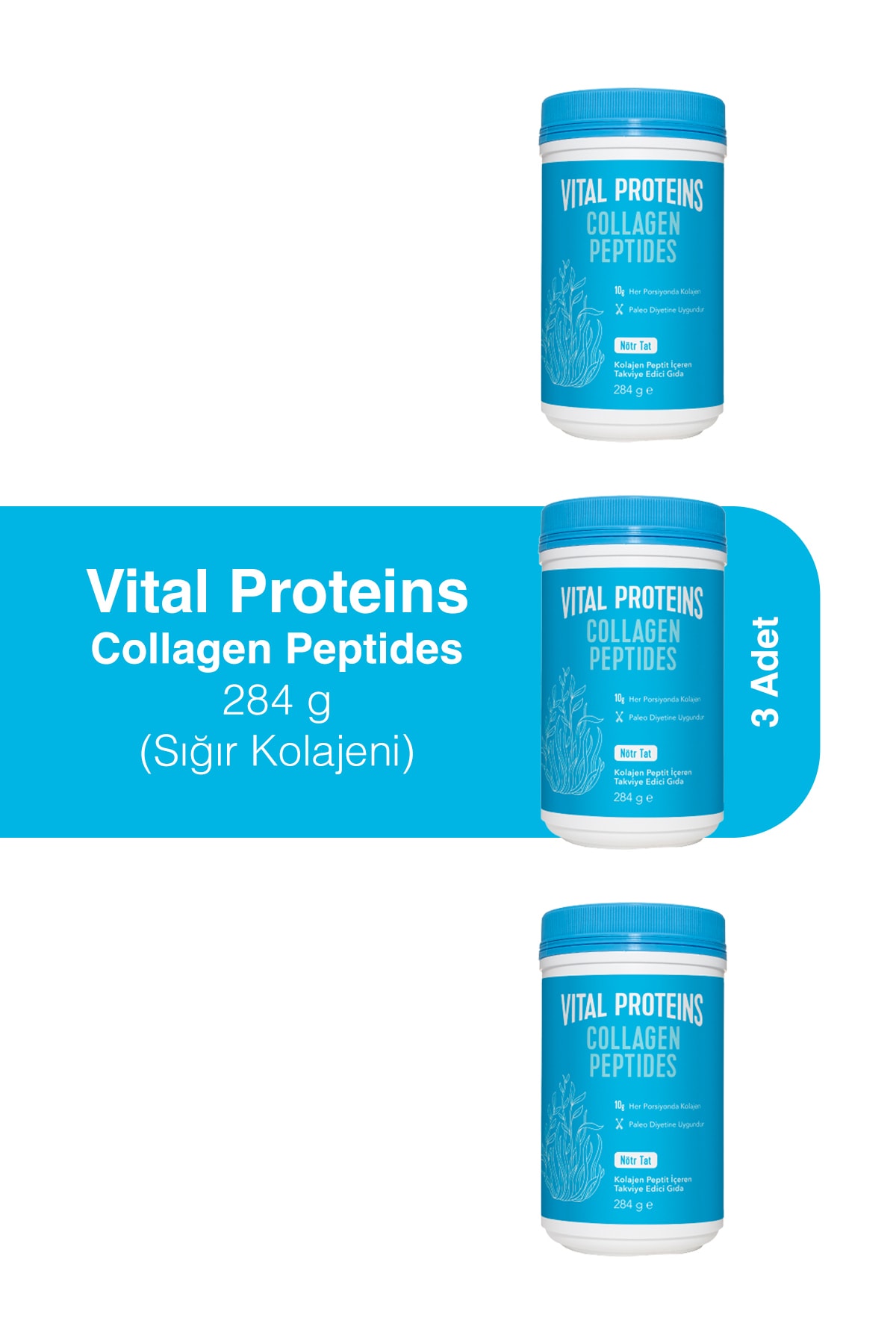 Vital Proteins Collagen 284 gr 3 Adet