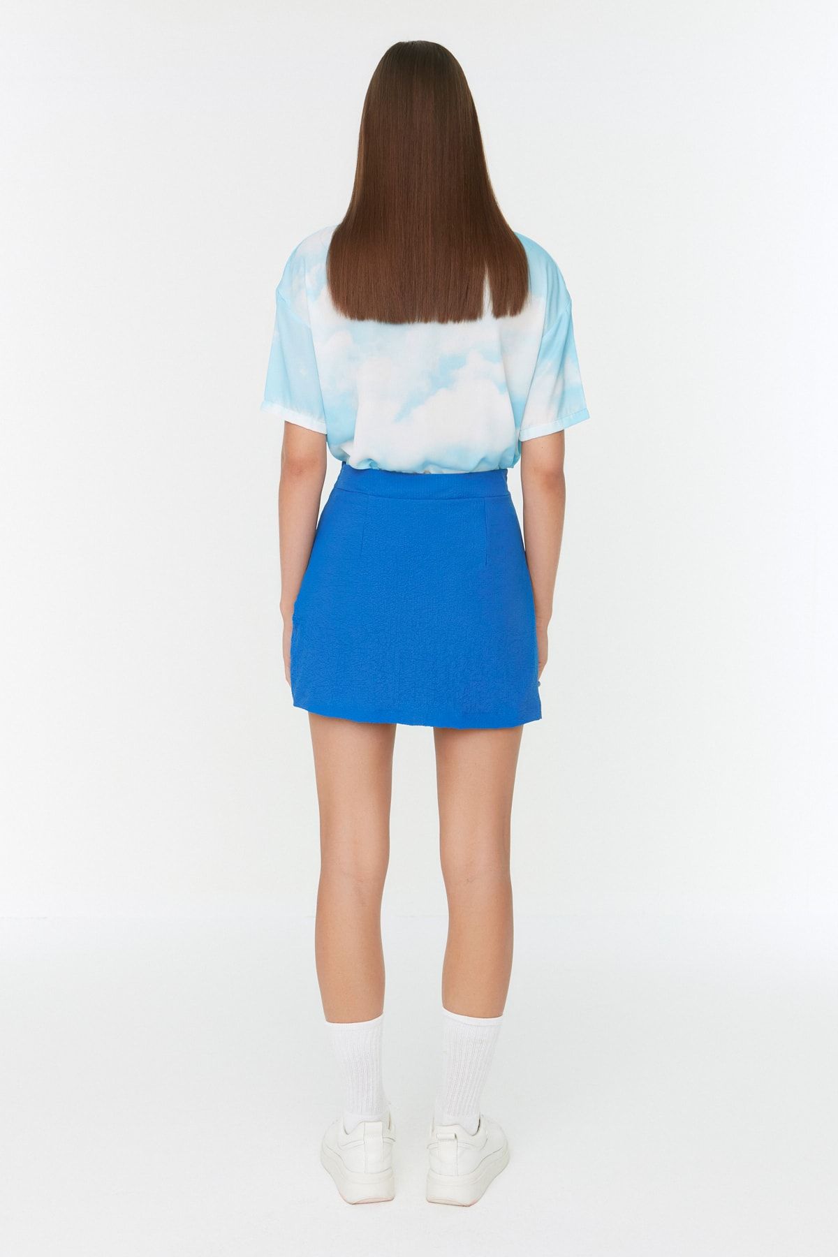 Trendyol Collection Skirt - Blue - Mini - Trendyol