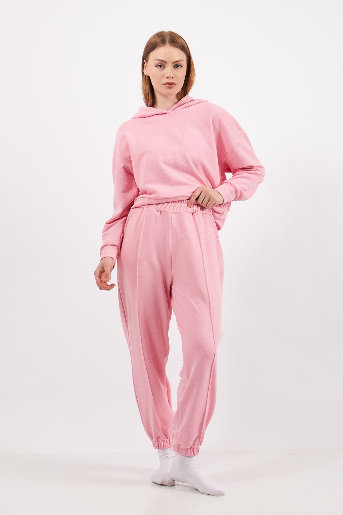 Pink sweatshirt and 2025 sweatpants set