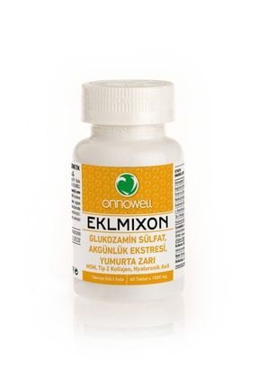 Eklmixon Hyaluronik Asit Msm Glukozamin Yumurta Zarı İçerikli Takviye Edici Gıda 60 Tablet ONNO06