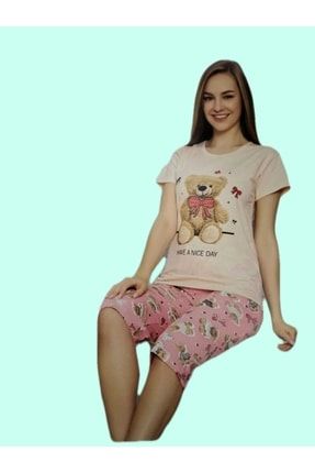 Kadın Pembe Pijama Takımı 2896