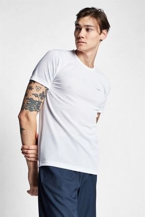 Beyaz Erkek Kısa Kollu T-shirt 22s-1298-22b TX6EA221A19563