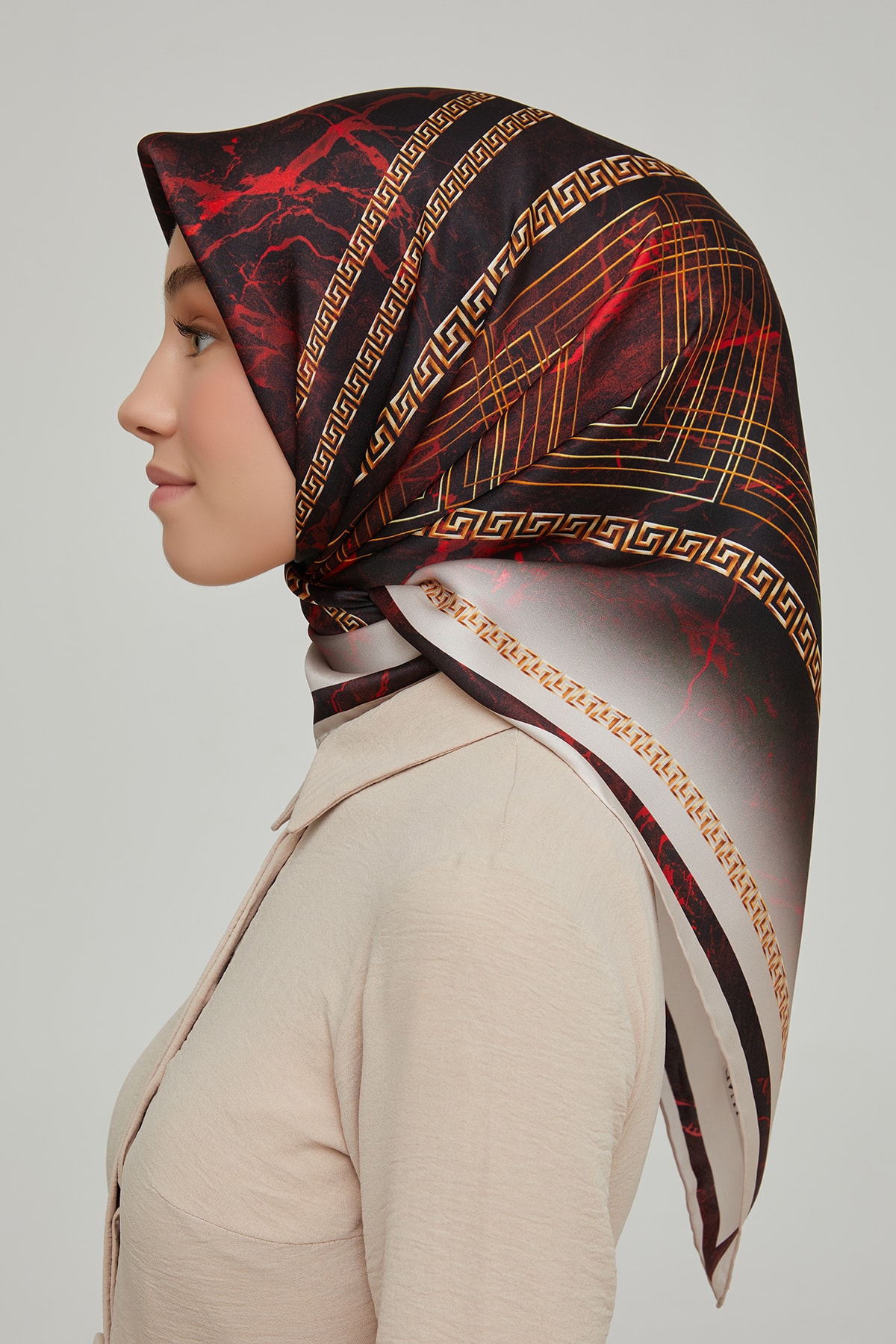 روسری زنانه آرمینه | E21KA8615D03 Armine - Image 2