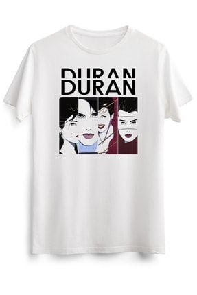 Unisex Beyaz Tişört Duran Duran Music Rock Band Guitar Duran Duran Rio Classic MR2136