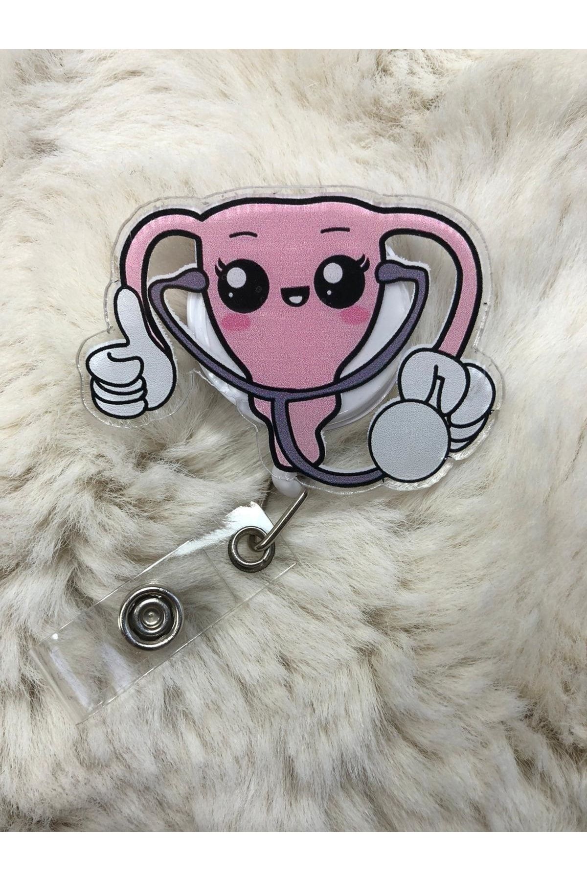 Hediyebum Suport Card Yoyo Uterus Cu Stetoscop - One Size
