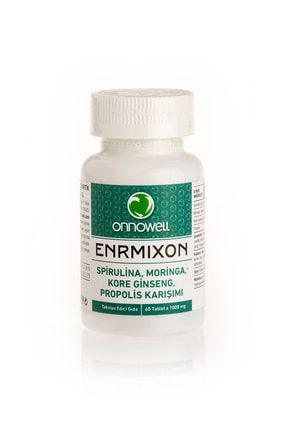 Enrmixon Spırulına, Moringa, Panax Gınseng Ve Propolis Içerikli Takviye Edici Gıda 60 Tablet ONNO04