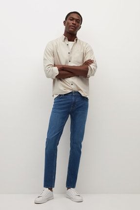 Erkek Koyu Mavi Jeans 17002009