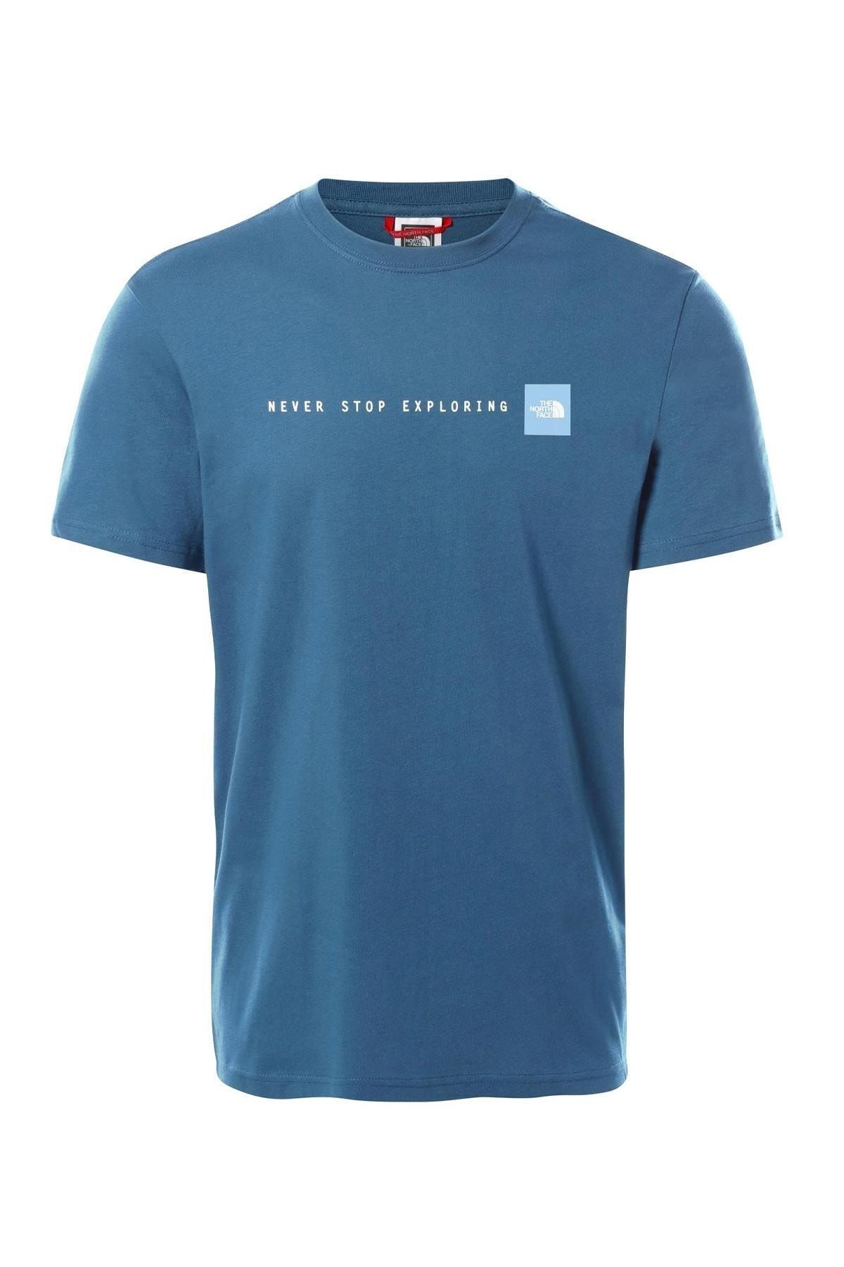 The North Face هرگز از کشف تی شرت مردانه آبی دست نکشید