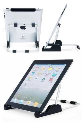 Ipad Notepad Tablet Standı Masa Üstü Şık Tasarım Tablet Tutucu Katlanabilir Ayarlanabilir Tabletlik ims5b