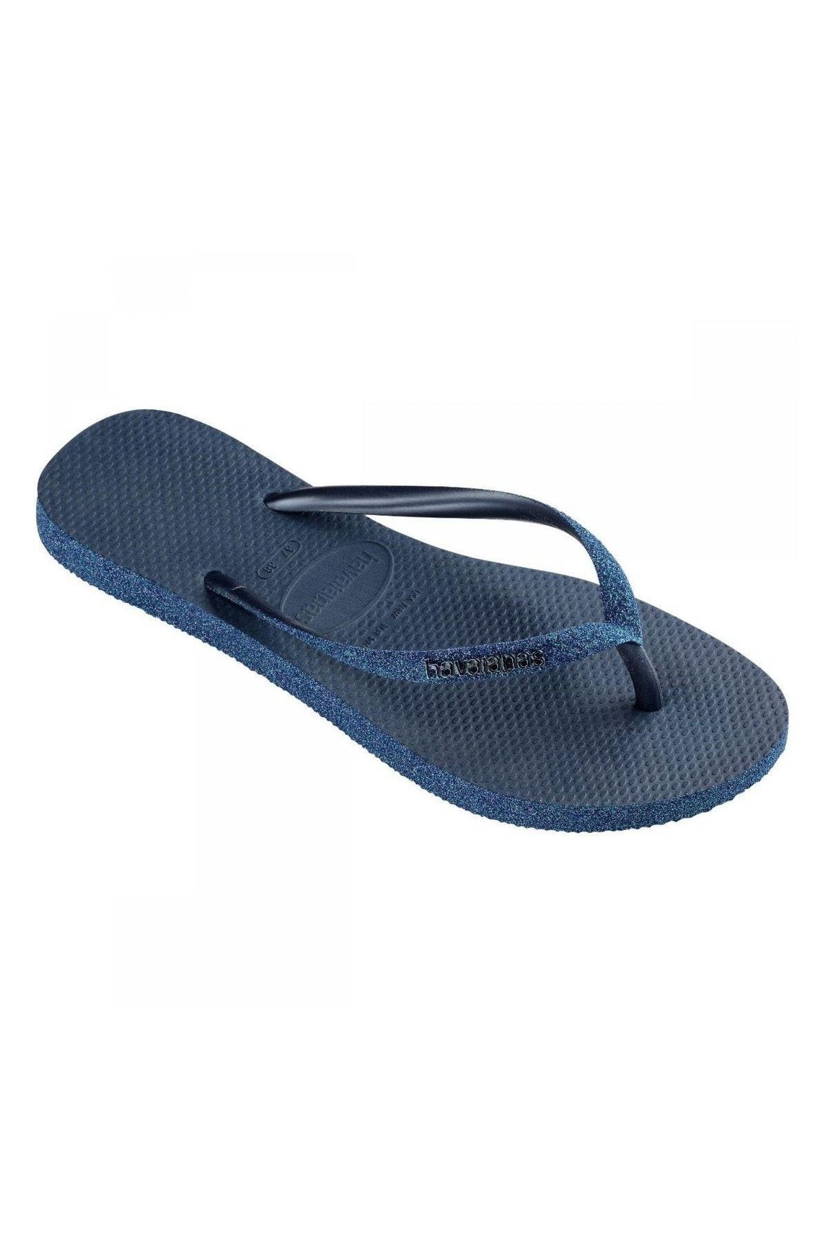 دمپایی آبی زنانه Slim Sparkle II FC Slipper 4146937 1671 Havaianas