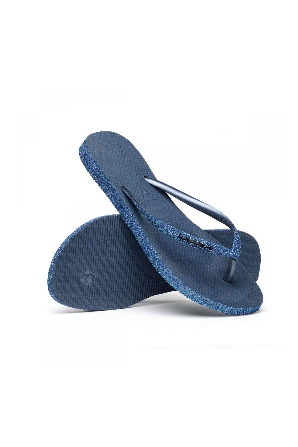 دمپایی آبی زنانه Slim Sparkle II FC Slipper 4146937 1671 Havaianas
