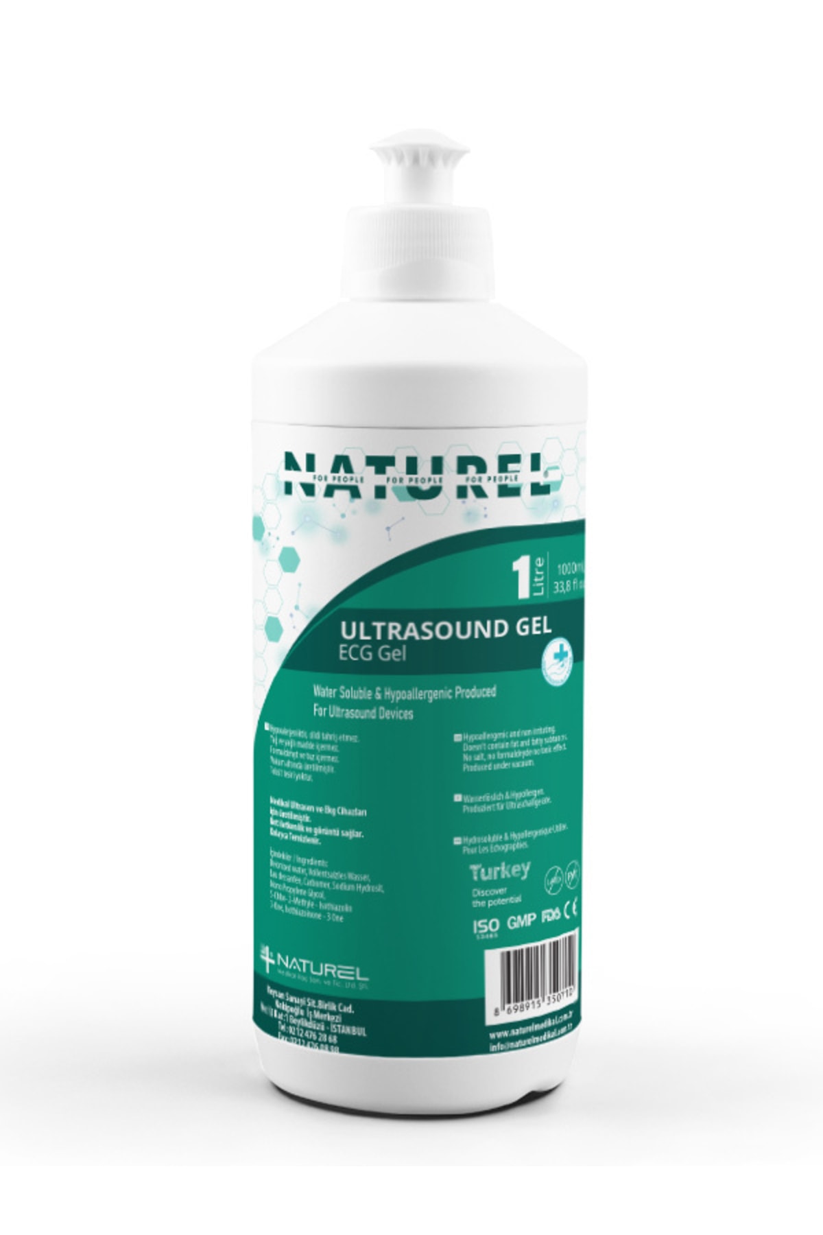 Ultrason Jeli 20 Adet Ultrason Ve Ekg Jeli 1 Lt ult05 2