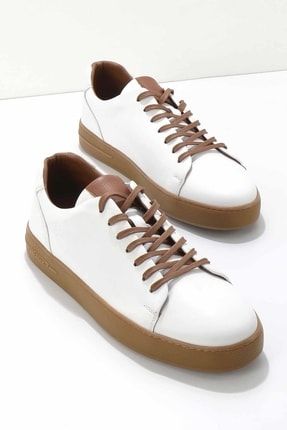 Beyaz Leather Erkek Sneaker E01811300003