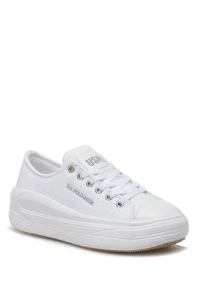 Beyaz - U.s.poloassn. Full Ortopedik Esnek Rahat Günlük Kullanım Yürüyüş Sneaker Ayakkabı LKU.S.PoloAssn.1530030
