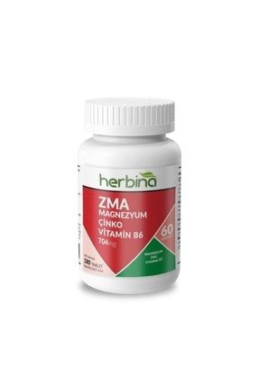 Zma Magnezyum Çinko Vitamin B6 160 Kapsül Zmaherb
