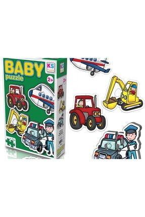 Meslekleri Öğreniyorum Baby Puzzle Bebek Eğitici Aktivite Oyun Seti yd-8697418012637