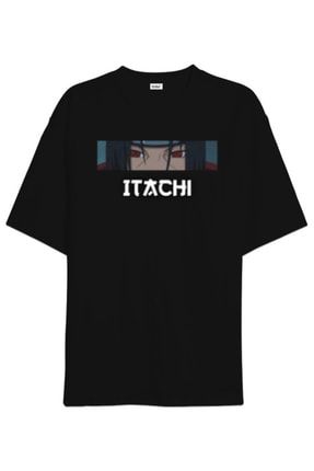 Uchiha Itachi Desenli Oversize Unisex Tişört TD315451