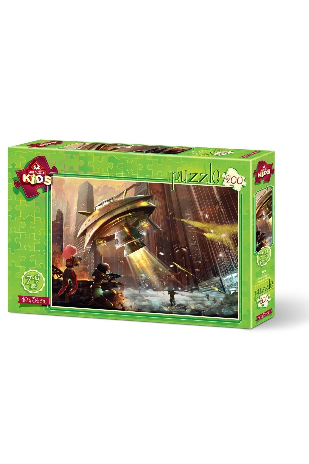 Art Puzzle Space Wars Art Kids Puzzle 200 Pieces Trendyol