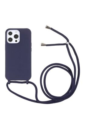 Iphone 13 Pro Max Uyumlu Kılıf Boyun Askılı Lansman Silikon Kılıf Kapak Akademi-Ropi-ip13promax