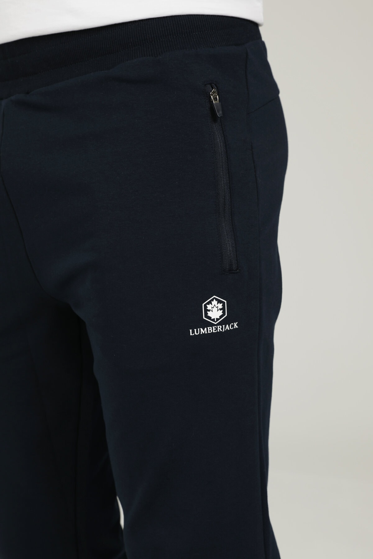 شلوار گرمکن مردانه آبی سرمه ای لامبرجک | CT121 BASIC TRACK PANTS 2 اورجینال - تصویر 4