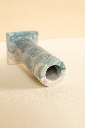 Mavi Beyaz Mermer Desenli Beton Tütsülük HMTTSLK05