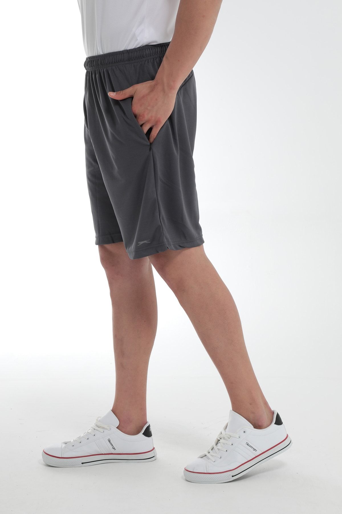 Slazenger Shorts Grau Mittlerer Bund