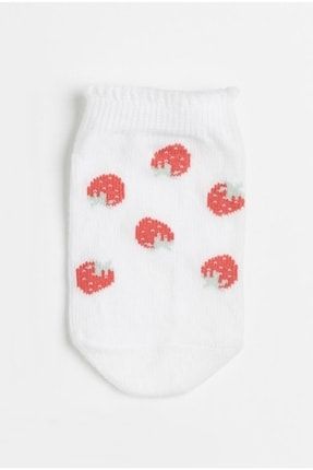 Çilek Desenli Bebek Çorabı İNCİDESENLİKIZ-2436