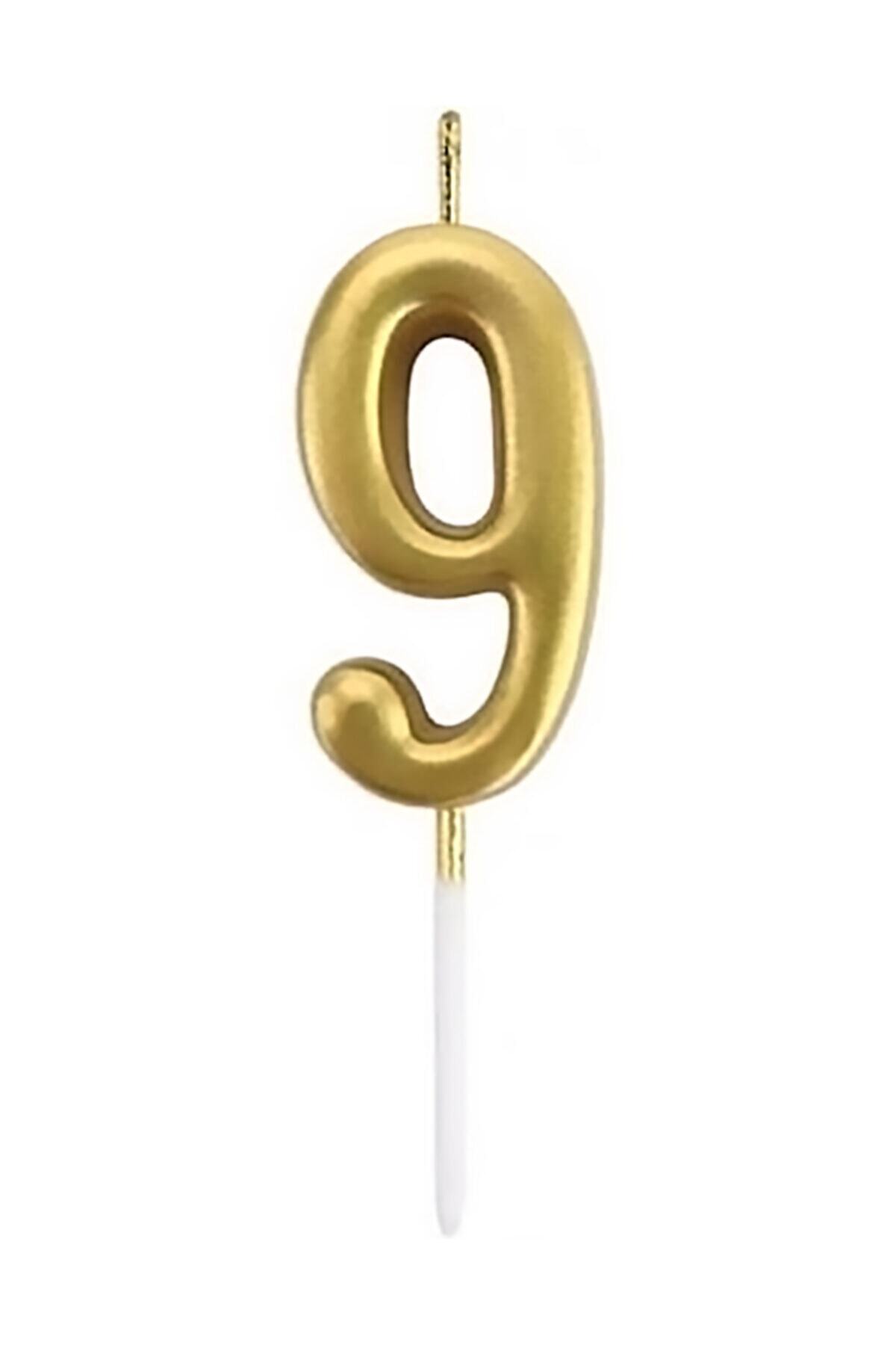 Genel Markalar Alsepetavma Altın Rakam Mum 9 Yaş